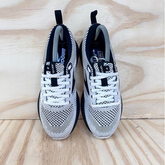 Brooks - Revel 5 - Running Shoes - White/Black - Women's - 6.5(B) - 1203611B121 - Picture 7 of 9
